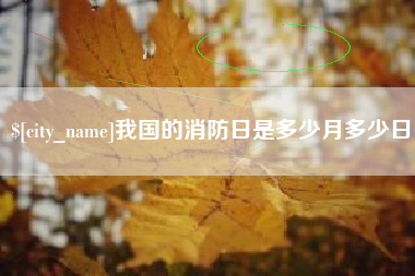 遵义我国的消防日是多少月多少日