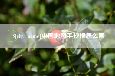 遵义中国地图手抄报怎么画