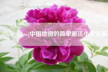 遵义中国地图的简单画法小学生版