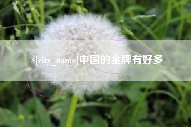 遵义中国的金牌有好多
