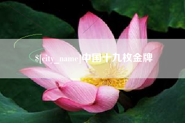 遵义中国十九枚金牌