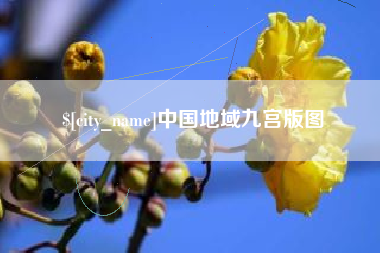 遵义中国地域九宫版图