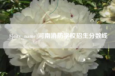 遵义河南消防学校招生分数线