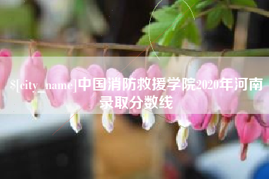 遵义中国消防救援学院2020年河南录取分数线