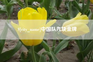 遵义中国队九块金牌