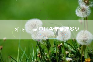 遵义中国今年金牌多少