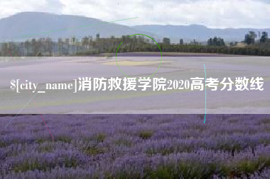 遵义消防救援学院2020高考分数线