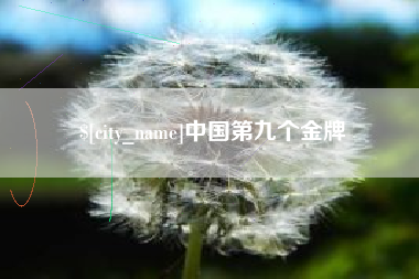 遵义中国第九个金牌