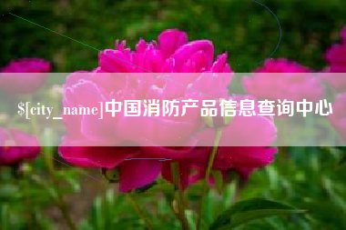 遵义中国消防产品信息查询中心