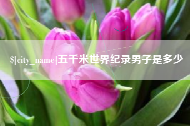 遵义五千米世界纪录男子是多少