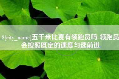 遵义五千米比赛有领跑员吗-领跑员会按照既定的速度匀速前进