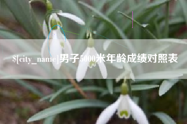 遵义男子5000米年龄成绩对照表