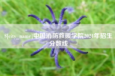 遵义中国消防救援学院2024年招生分数线