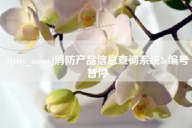 遵义消防产品信息查询系统3c编号暂停