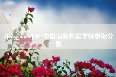 遵义2021中国消防救援学院录取分数