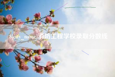 遵义消防工程学校录取分数线