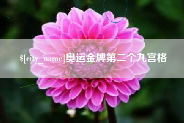 遵义奥运金牌第二个九宫格