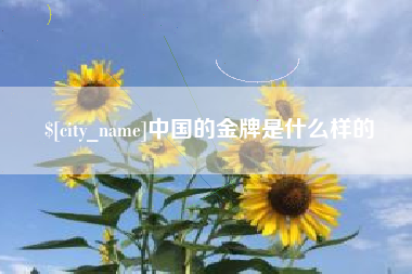 遵义中国的金牌是什么样的